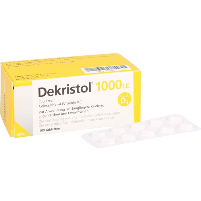 DEKRISTOL 1.000 I.E. Tabletten