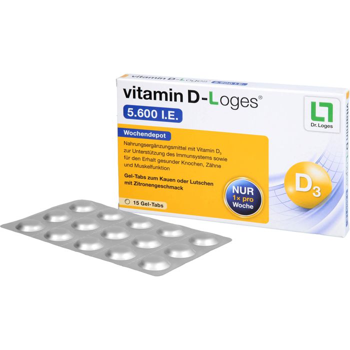 VITAMIN D-LOGES 5.600 I.E. Wochendepot Kautabl.