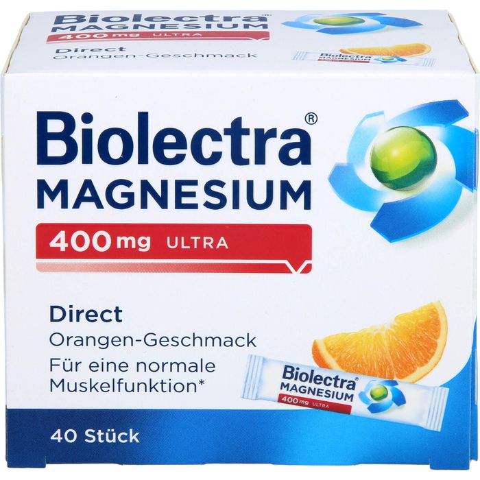 BIOLECTRA Magnesium 400 mg ultra Direct Orange