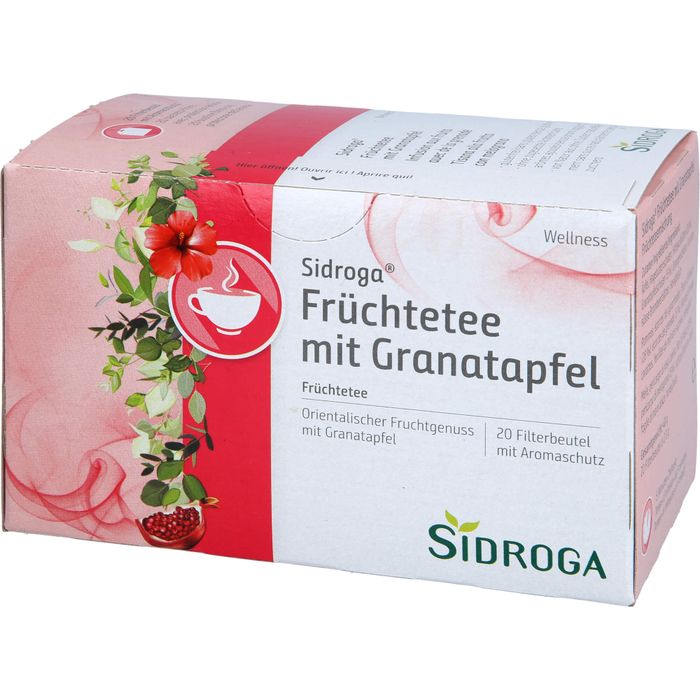 SIDROGA Wellness Früchtetee m.Granatapfel Filterb.