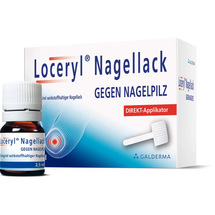 LOCERYL Nail polish against nail fungus DIRECT APPLICATION.