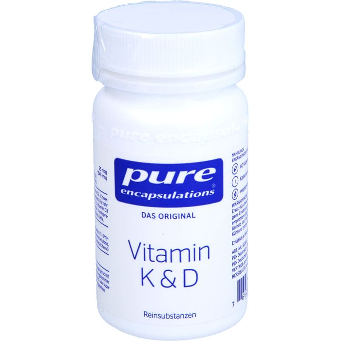 PURE ENCAPSULATIONS Vitamin K & D Kapseln