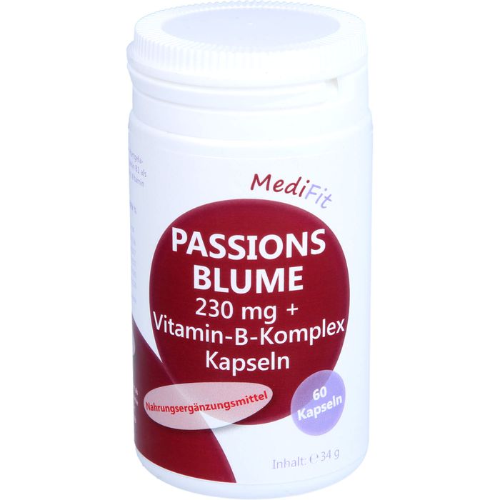 PASSIONSBLUME 230 mg+Vitamin B Komplex Kapseln