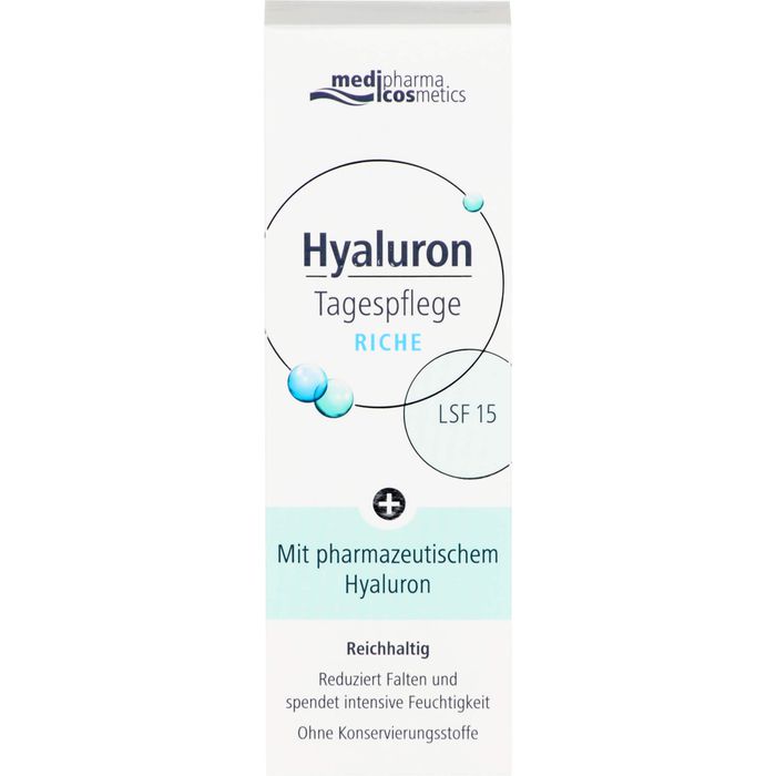 HYALURON TAGESPFLEGE riche Creme LSF 15