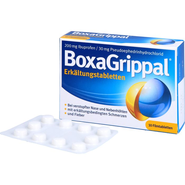 BOXAGRIPPAL Cold Tablets 200 mg/30 mg FTA