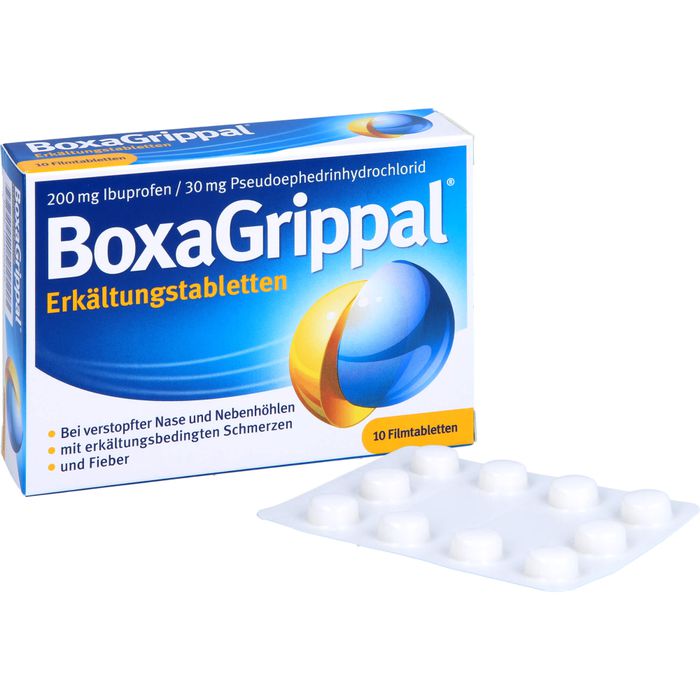 BOXAGRIPPAL Cold Tablets 200 mg/30 mg FTA