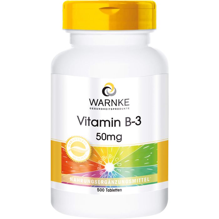 VITAMIN B3 50 mg Tabletten