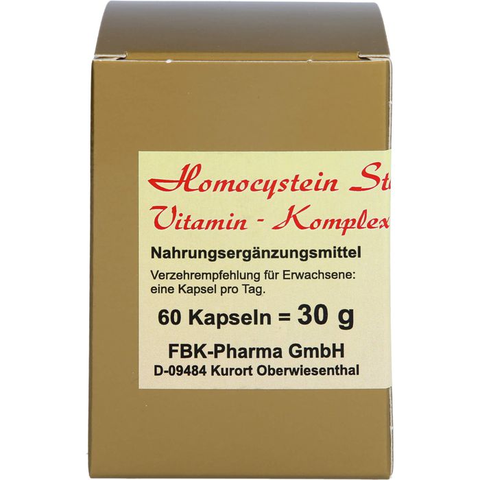 HOMOCYSTEIN Stoffwechsel-Vitamin-Komplex N Kapseln