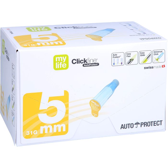 CLICKFINE AutoProtect Pen-Nadeln 5 mm 31 G