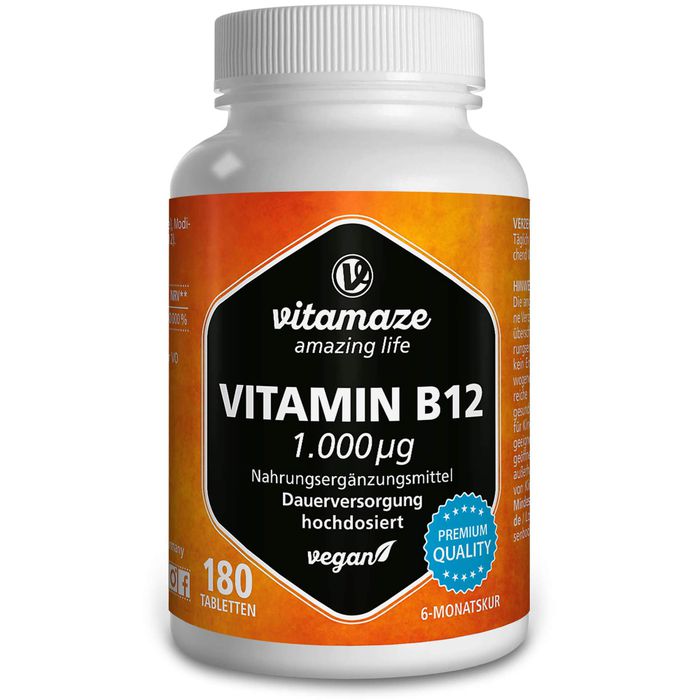 VITAMAZE Vitamin B12 1.000 μg Tabletten