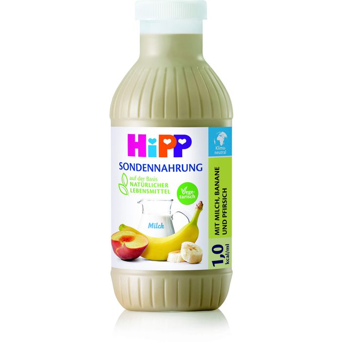 HIPP Sondennahrung Milch Banane &amp; Pfirsich KS.Fl.