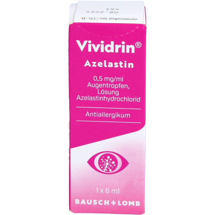 VIVIDRIN Azelastin 0,5 mg/ml Augentropfen