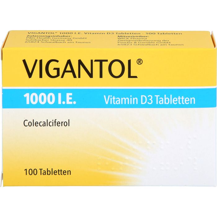 VIGANTOL 1.000 I.U. vitamine D3 tabletten