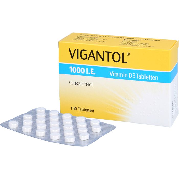 VIGANTOL 1.000 I.U. vitamine D3 tabletten