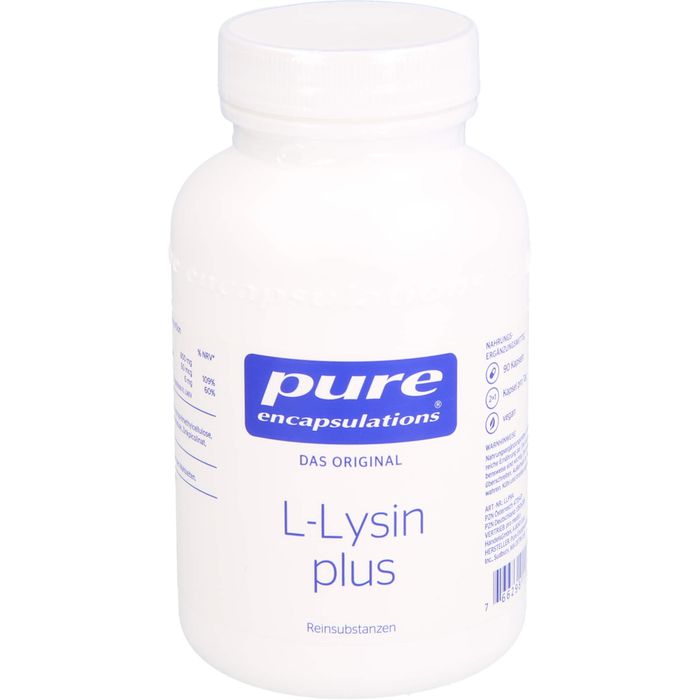 PURE ENCAPSULATIONS L-Lysin plus Kapseln