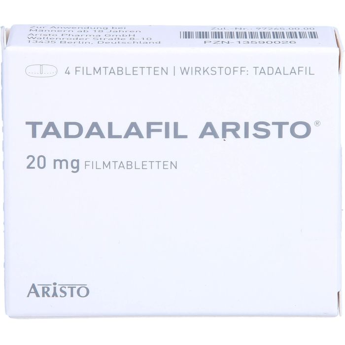 Tadalafil aristo ohne rezept