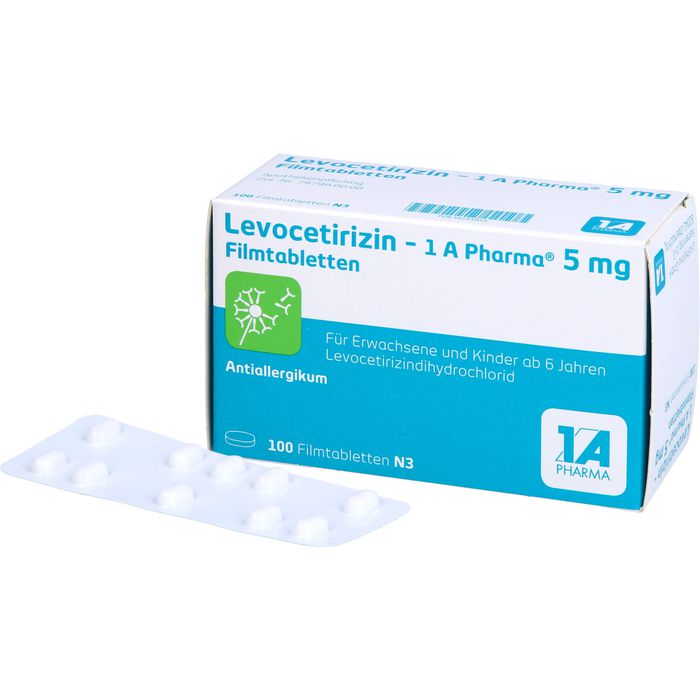 LEVOCETIRIZIN-1A Pharma 5 mg Filmtabletten