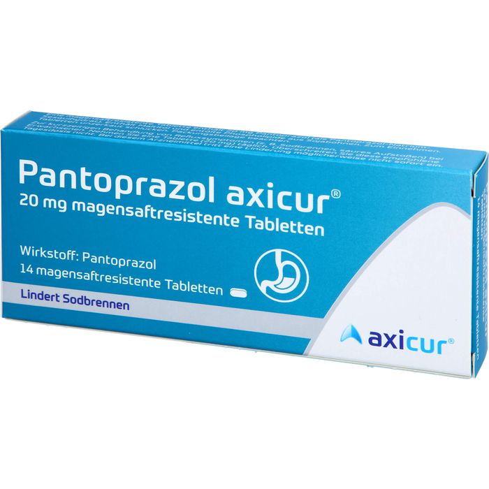 PANTOPRAZOL axicur 20 mgTablete