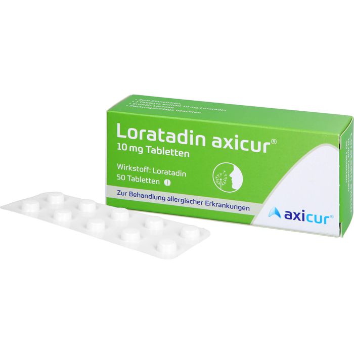 LORATADIN axicur 10 mg Tabletten