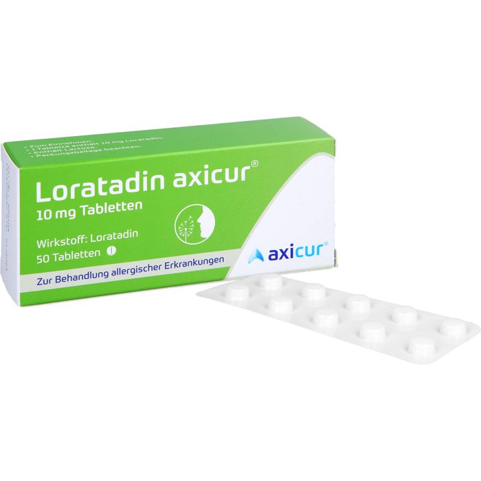 LORATADIN axicur 10 mg Tabletten