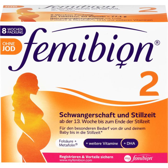 FEMIBION 2 Schwangerschaft+Stillzeit ohne Jod Tab.