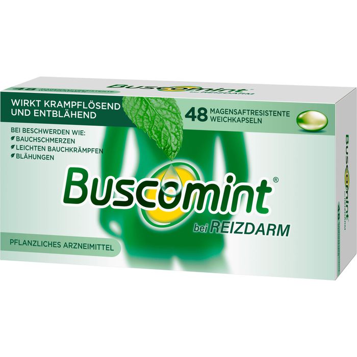 BUSCOMINT bei Reizdarm 0,2 ml magensaftr.Weichkps.