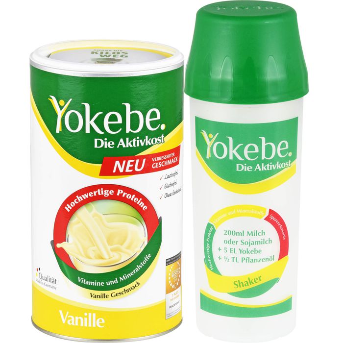 Yokebe Vanille Nf Pulver Starterpack 500 G Shakes Mahlzeitersatz Abnehmen Ernahrung Abnehmen A Buy24 De