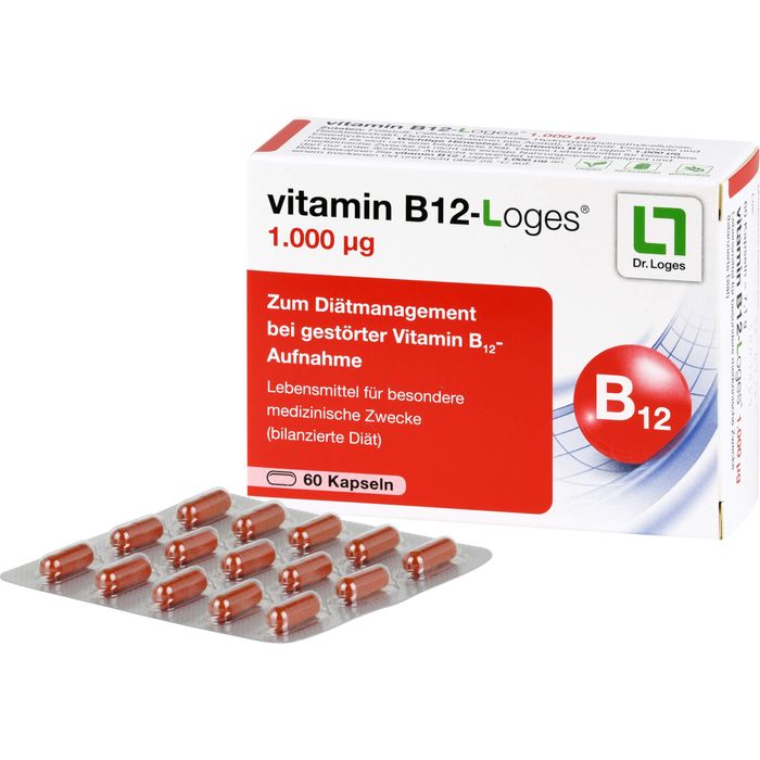 VITAMIN B12-LOGES 1.000 μg Kapseln 60 St. - Vitamine - Unsere ...