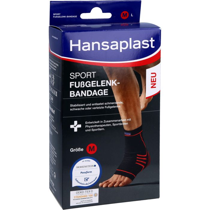 HANSAPLAST Sport Fußgelenk-Bandage Gr.M