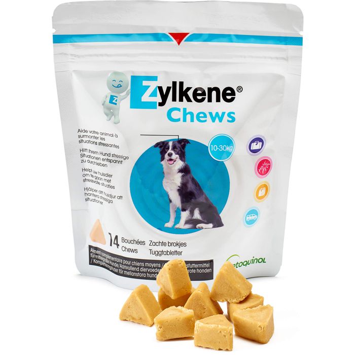 ZYLKENE 225 mg Erg.Futterm.Chews f.Hunde/Katzen