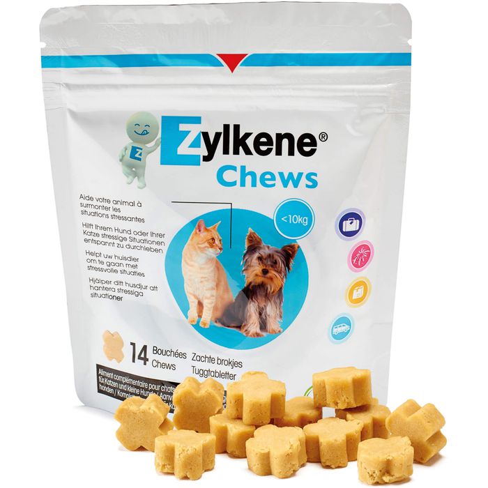 ZYLKENE 75 mg Erg.Futterm.Chews f.Hunde/Katzen