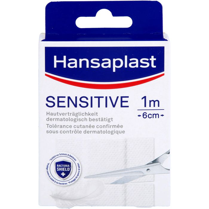 HANSAPLAST Sensitive Pflast.hypoallergen 6 cmx1 m