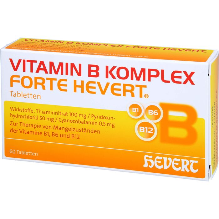 VITAMIN B KOMPLEX Forte Hevert Tabletten 60 St - B Vitamine - Vitamine ...