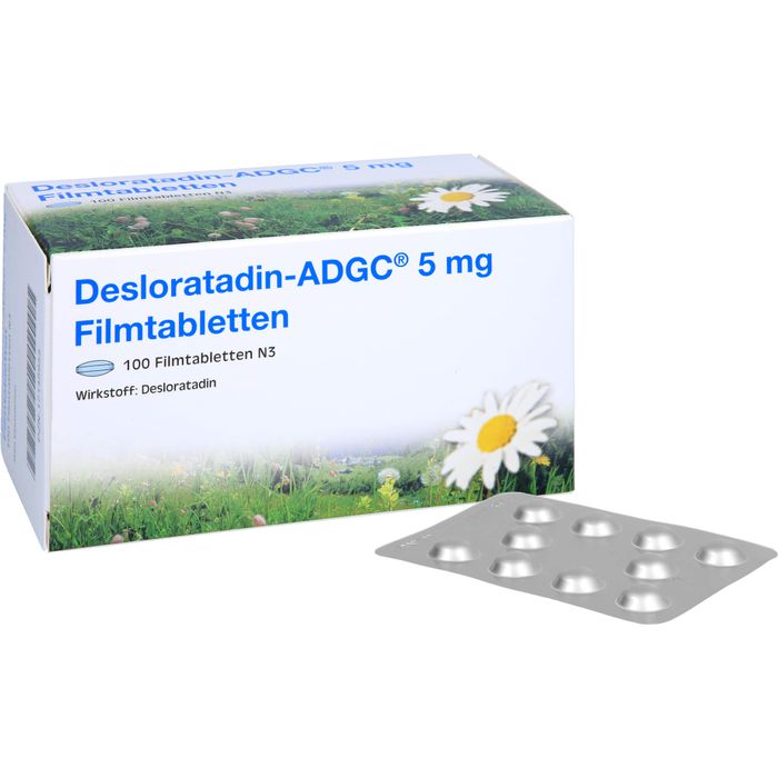 DESLORATADINĂ ADGC 5 mg comprimate filmate