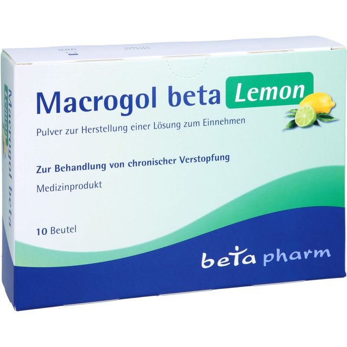 MACROGOL beta Lemon Plv.z.Her.e.Lsg.z.Einnehmen