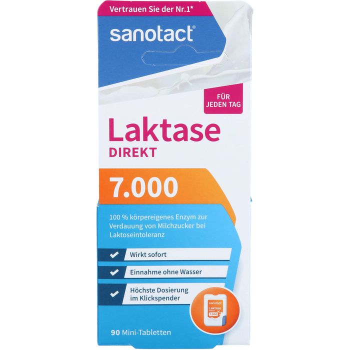 LAKTASE 7.000 FCC Mini-Tabletten sanotact