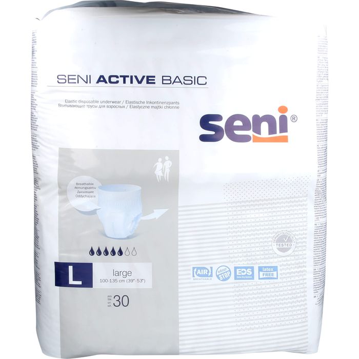 SENI Active Basic Inkontinenzslip Einmal L