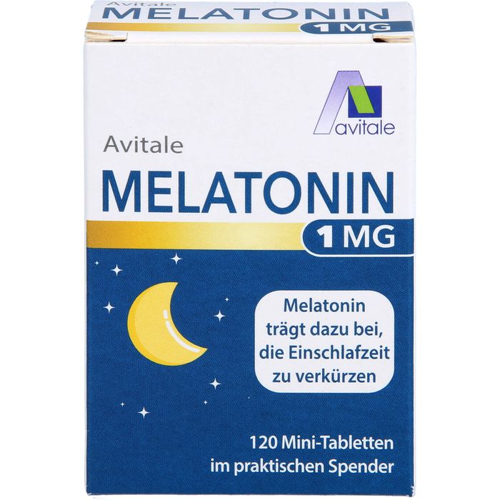 MELATONIN 1 mg Mini-Tabletten im Spender
