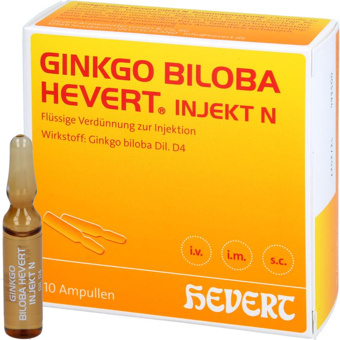 GINKGO BILOBA HEVERT injekt N Ampullen