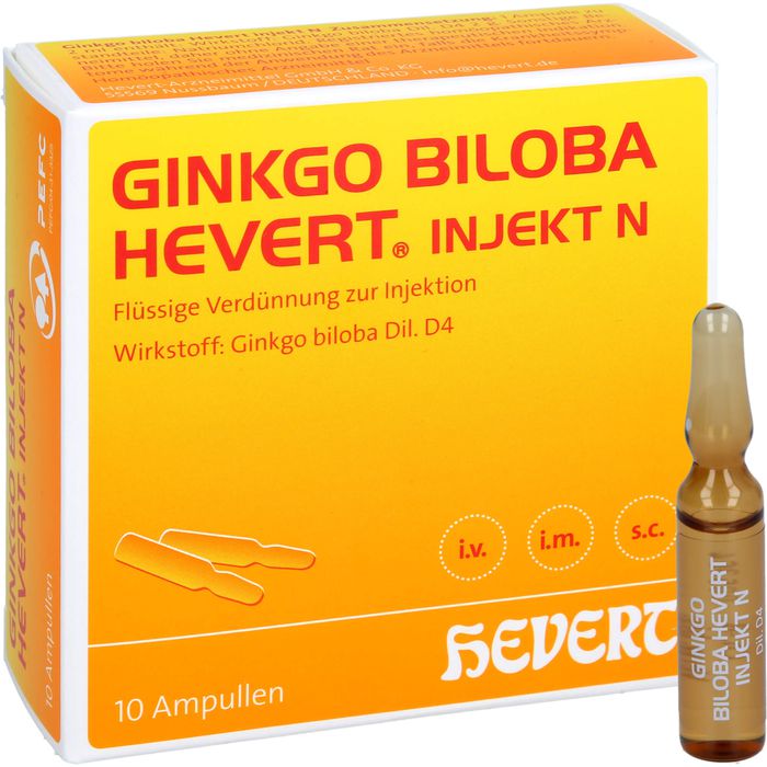 GINKGO BILOBA HEVERT injekt N Ampullen