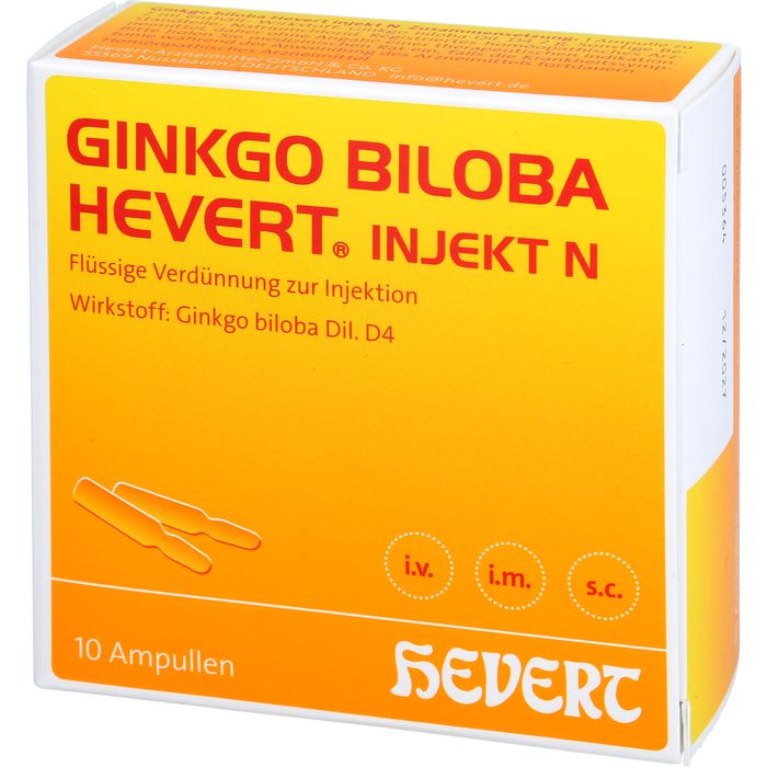 GINKGO BILOBA HEVERT injekt N Ampullen