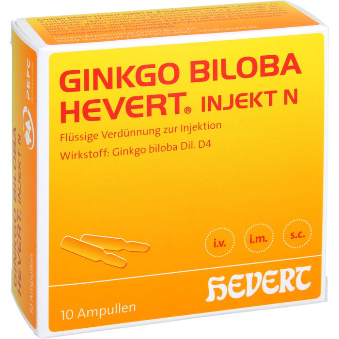 GINKGO BILOBA HEVERT injekt N Ampullen