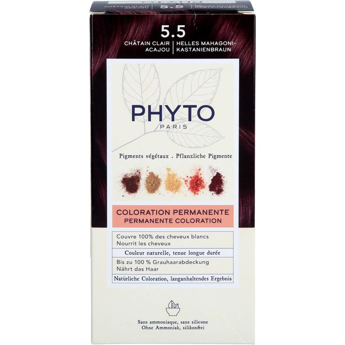 PHYTO PHYTOCOLOR 5.5 helles mahagoni-kastanienbraun