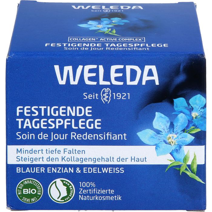 WELEDA festigende Tagespflege blauer Enzian & Edelweiss