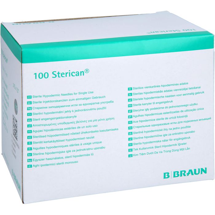 STERICAN Einmalkanüle 27 G 12 mm