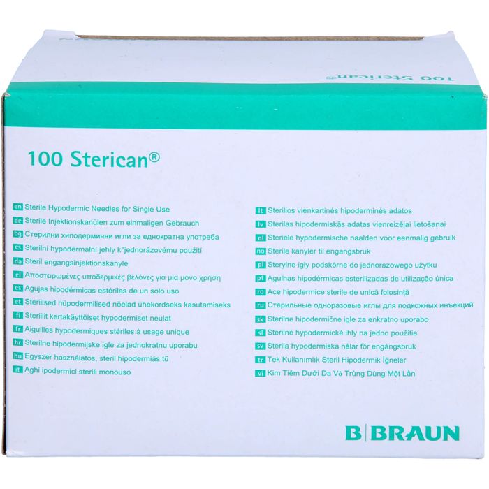 STERICAN Einmalkanüle 22 G 0,7x40 mm