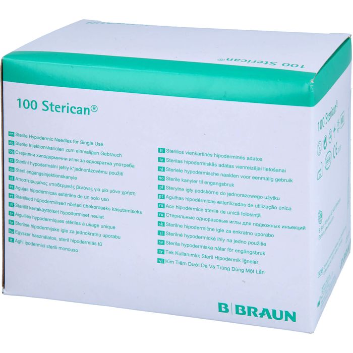 STERICAN Einmalkanüle 20 G 0,9x25 mm