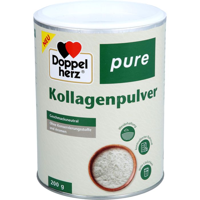 DOPPELHERZ Kollagenpulver pure