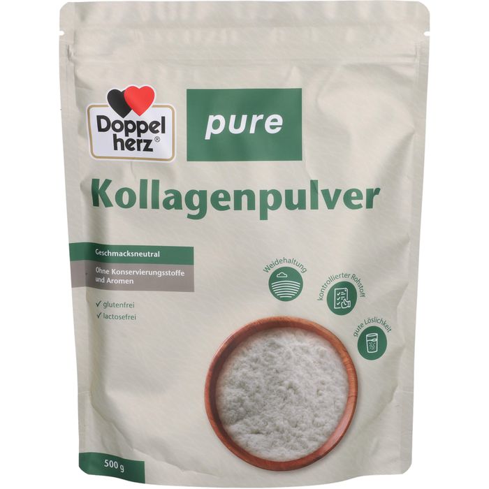 DOPPELHERZ Kollagenpulver pure