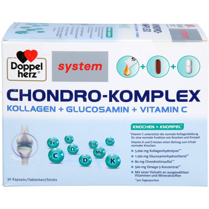 DOPPELHERZ Chondro-Komplex syst.Komb.Tab.Kap.Stick